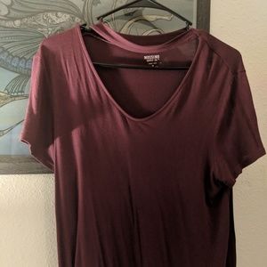 Mossimo burgundy choker top